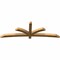 Ekena Millwork Davenport Rough Sawn Timber Gable Bracket, Western Red Cedar, 96"W x 32"H x 4"D x 4"F, 8/12 Pitch GBW096X32X0404DAV00RWR - alternate 5